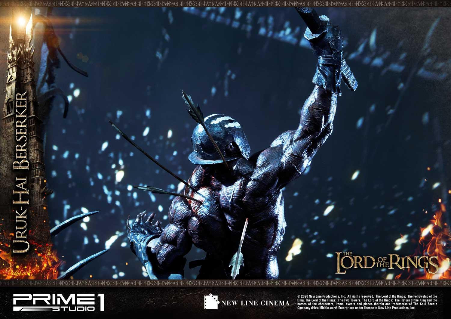 Lord of the Rings: The Two Towers - Uruk-Hai Berserker - Premium Masterline (PMLOTR-04) - 1/4 (Prime 1 Studio) photo 9