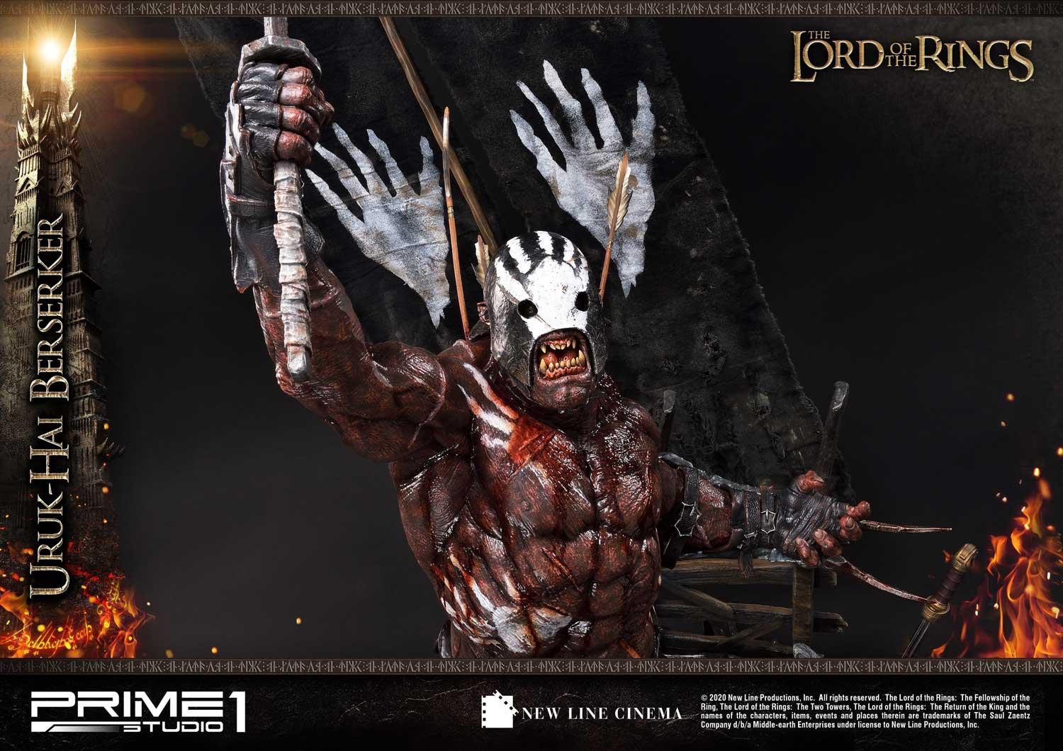 Lord of the Rings: The Two Towers - Uruk-Hai Berserker - Premium Masterline (PMLOTR-04) - 1/4 (Prime 1 Studio) photo 10