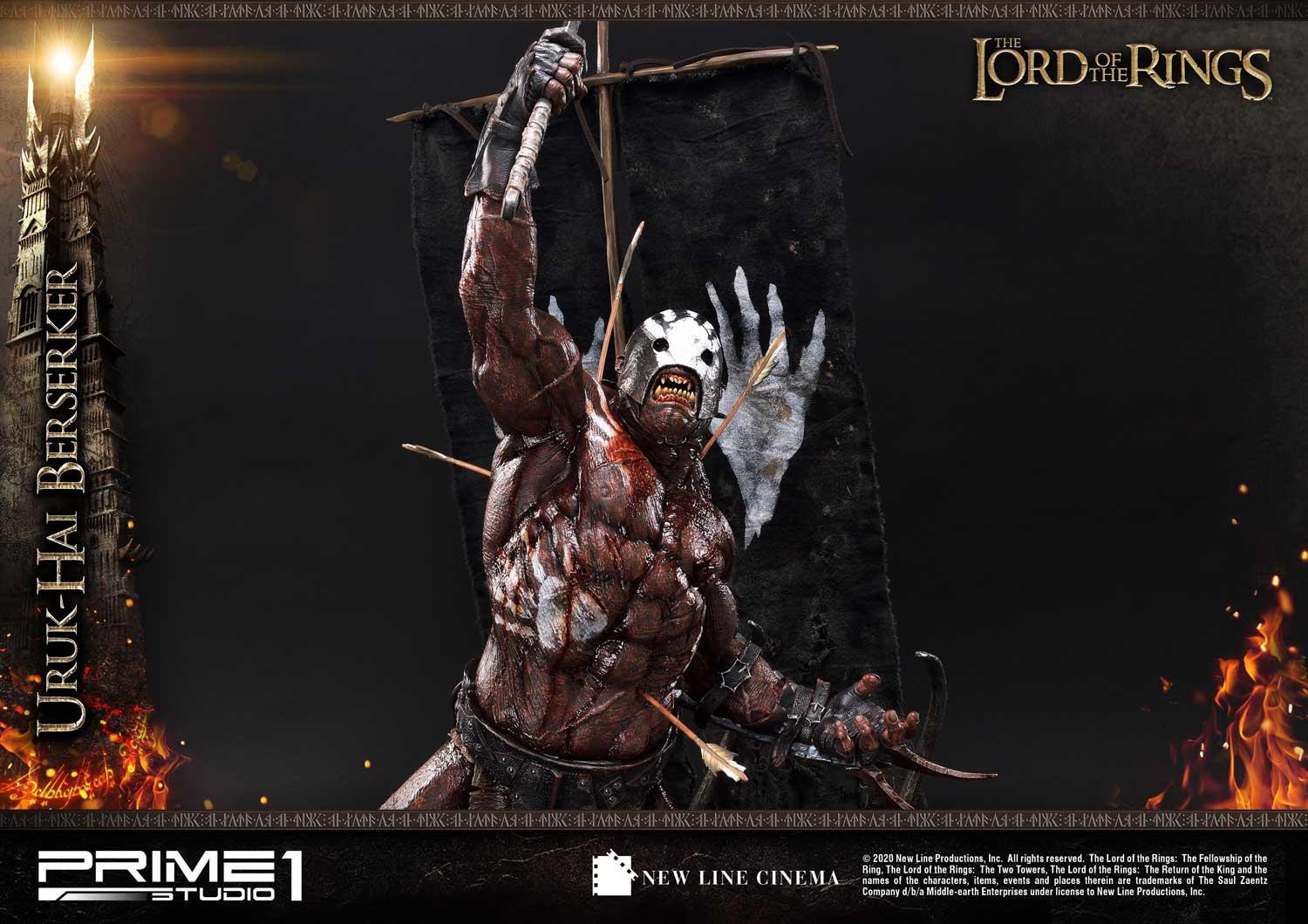Lord of the Rings: The Two Towers - Uruk-Hai Berserker - Premium Masterline (PMLOTR-04) - 1/4 (Prime 1 Studio) photo 14
