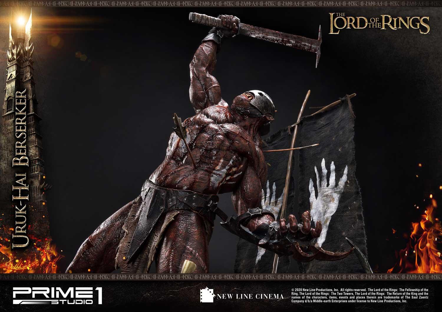 Lord of the Rings: The Two Towers - Uruk-Hai Berserker - Premium Masterline (PMLOTR-04) - 1/4 (Prime 1 Studio) photo 25