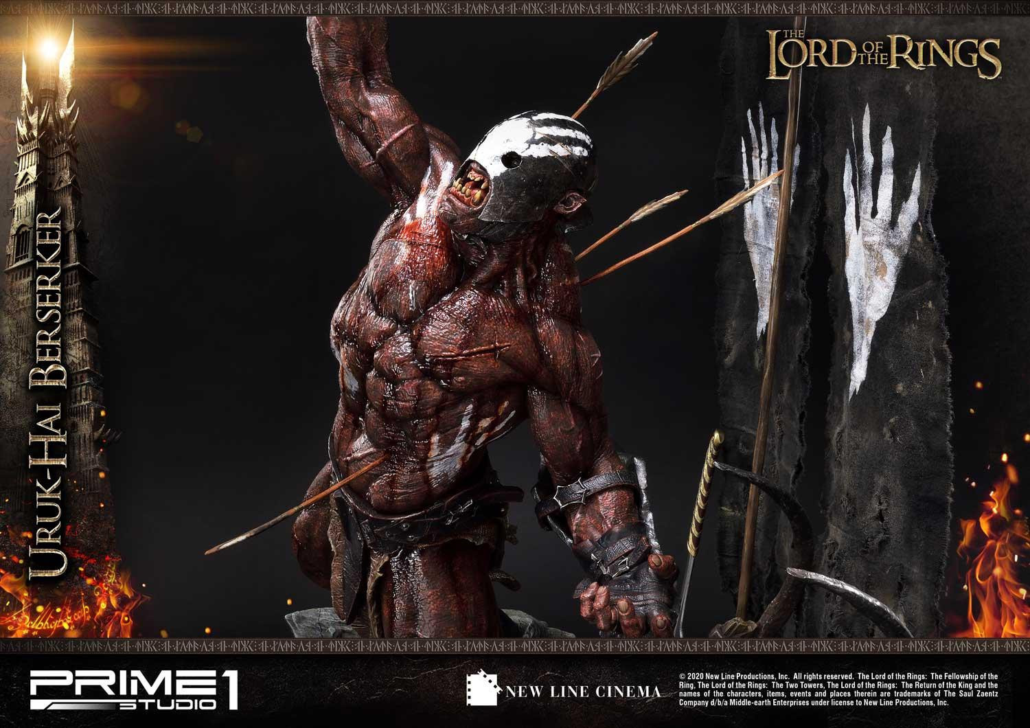 Lord of the Rings: The Two Towers - Uruk-Hai Berserker - Premium Masterline (PMLOTR-04) - 1/4 (Prime 1 Studio) photo 27