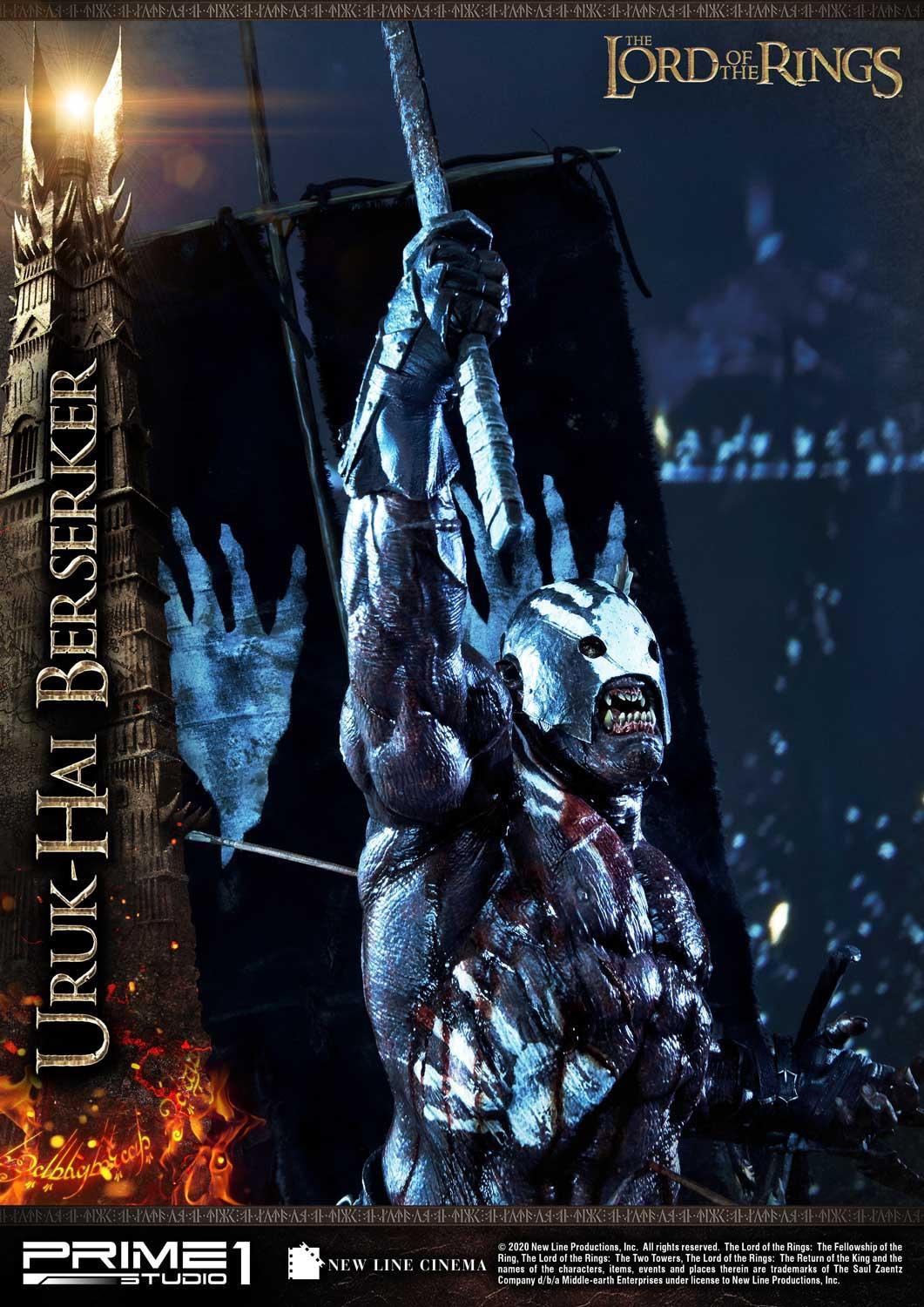 Lord of the Rings: The Two Towers - Uruk-Hai Berserker - Premium Masterline (PMLOTR-04) - 1/4 (Prime 1 Studio) photo 37