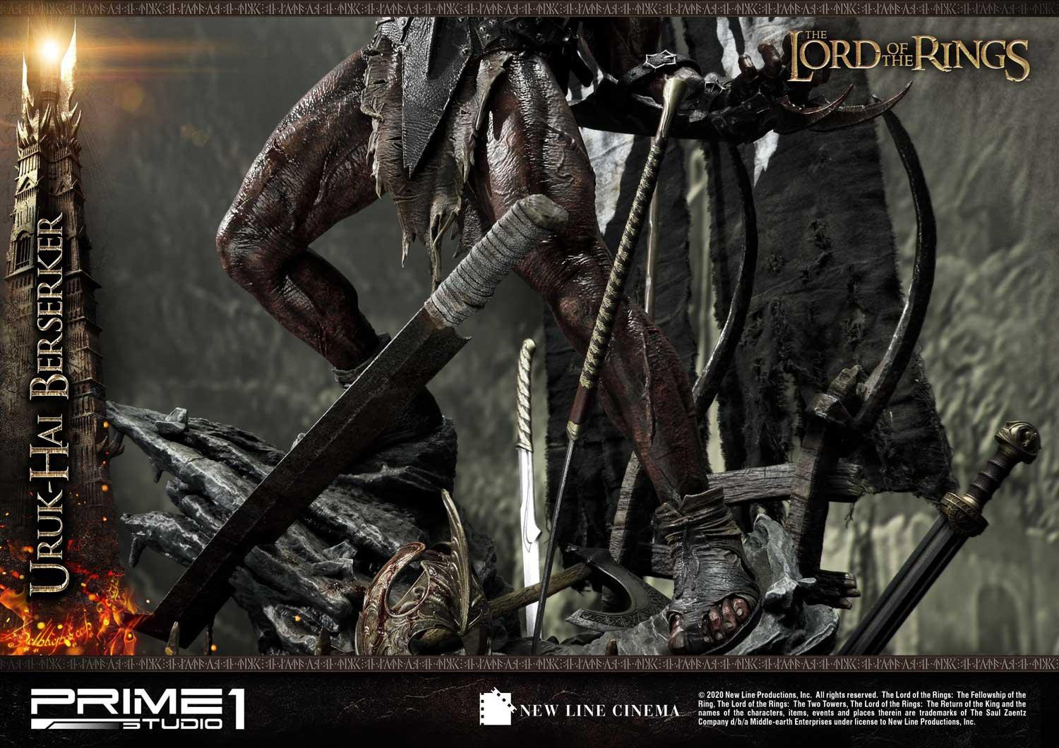 Lord of the Rings: The Two Towers - Uruk-Hai Berserker - Premium Masterline (PMLOTR-04) - 1/4 (Prime 1 Studio) photo 40