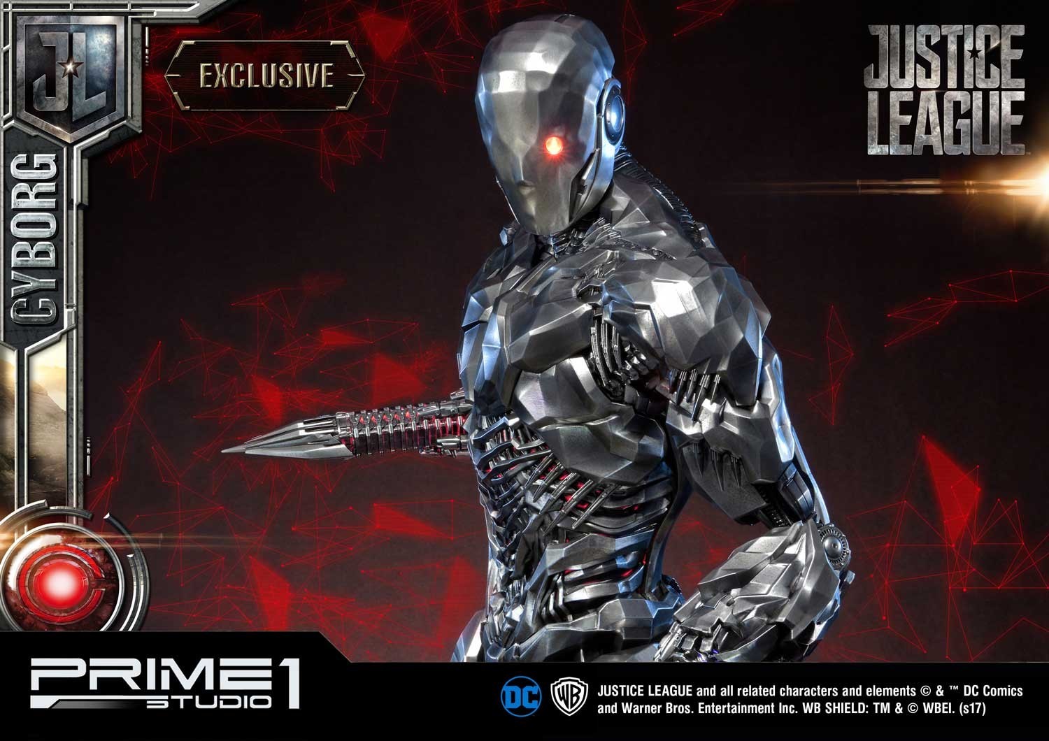Justice League - Cyborg - Museum Masterline Series  (MMJL-03) - 1/3 (Prime 1 Studio) photo 39