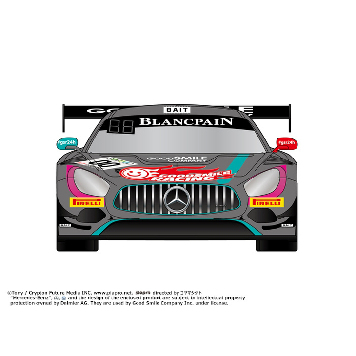 Good Smile Racing - Hatsune Miku - Itasha - 1/32 - AMG 2017 SPA24H Finals Ver. (GOOD SMILE Racing)