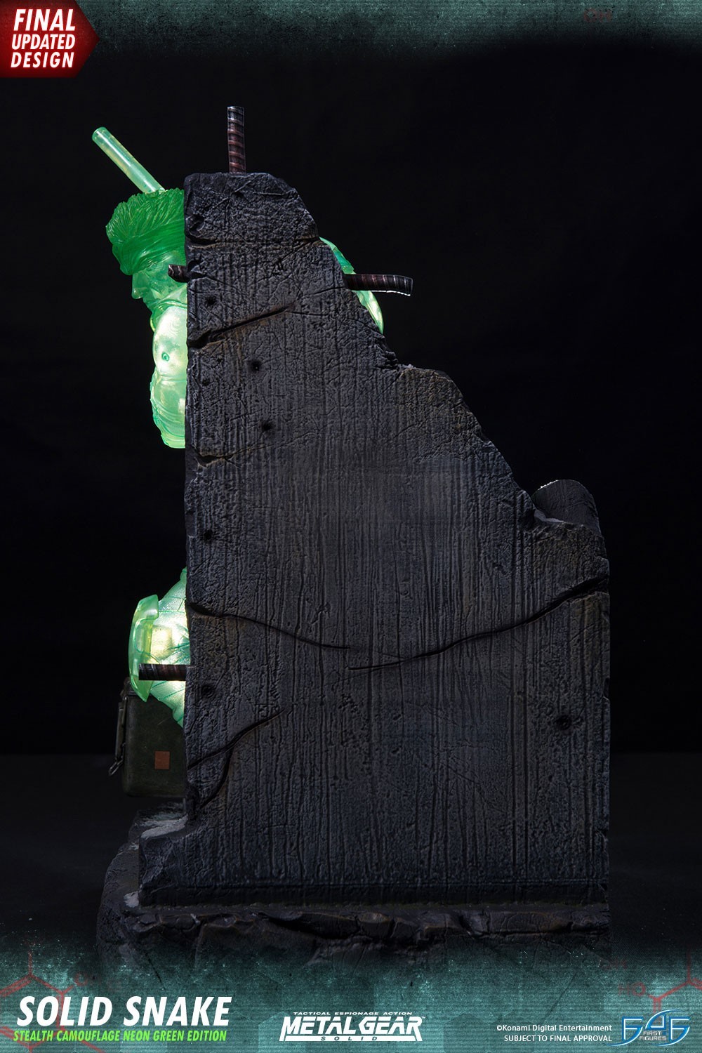 Metal Gear Solid - Solid Snake - 1/4 - Stealth Camouflage Neon Green Edition (First 4 Figures) photo 14