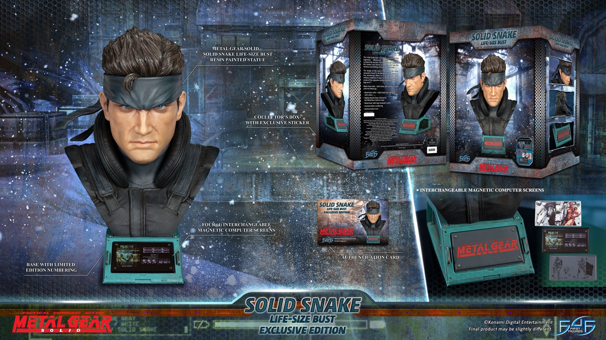 Metal Gear Solid - Solid Snake - Bust - Life-Size Bust - 1/1 - Exclusive (First 4 Figures) photo 20