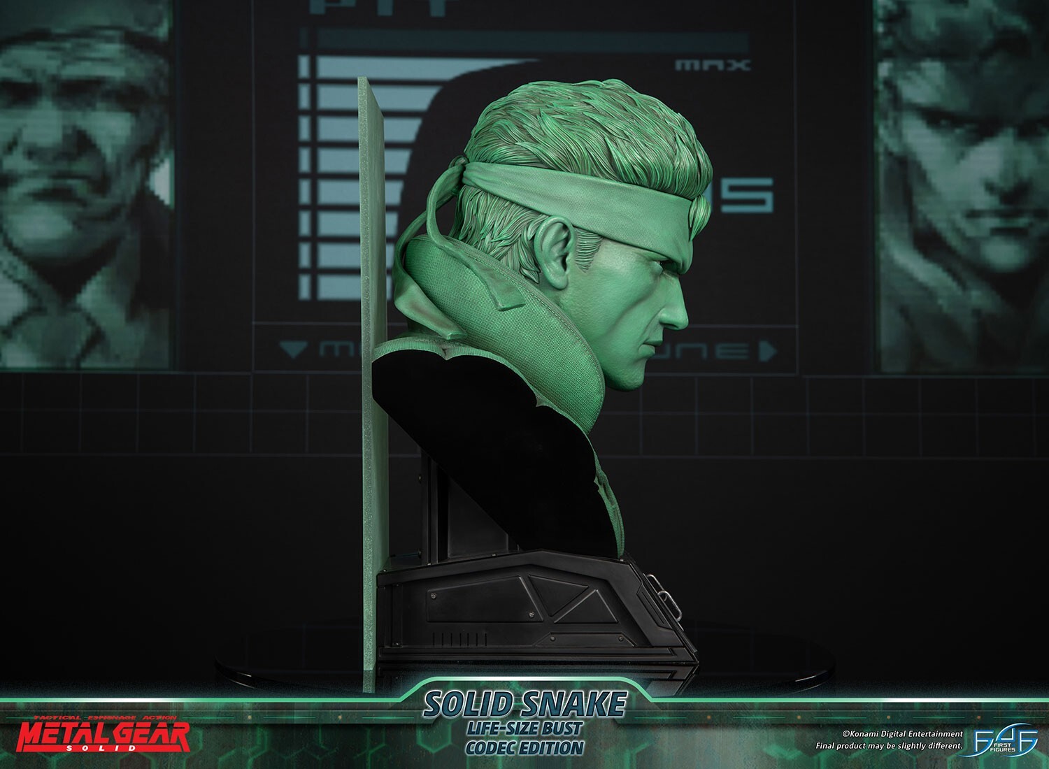 Metal Gear Solid - Solid Snake - Bust - Life-Size Bust - 1/1 - Codec Edition (First 4 Figures) photo 3