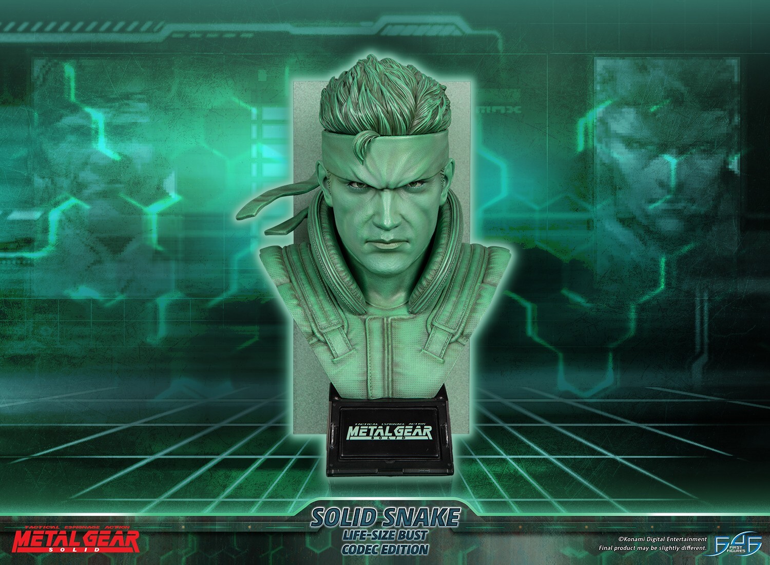 Metal Gear Solid - Solid Snake - Bust - Life-Size Bust - 1/1 - Codec Edition (First 4 Figures) photo 4