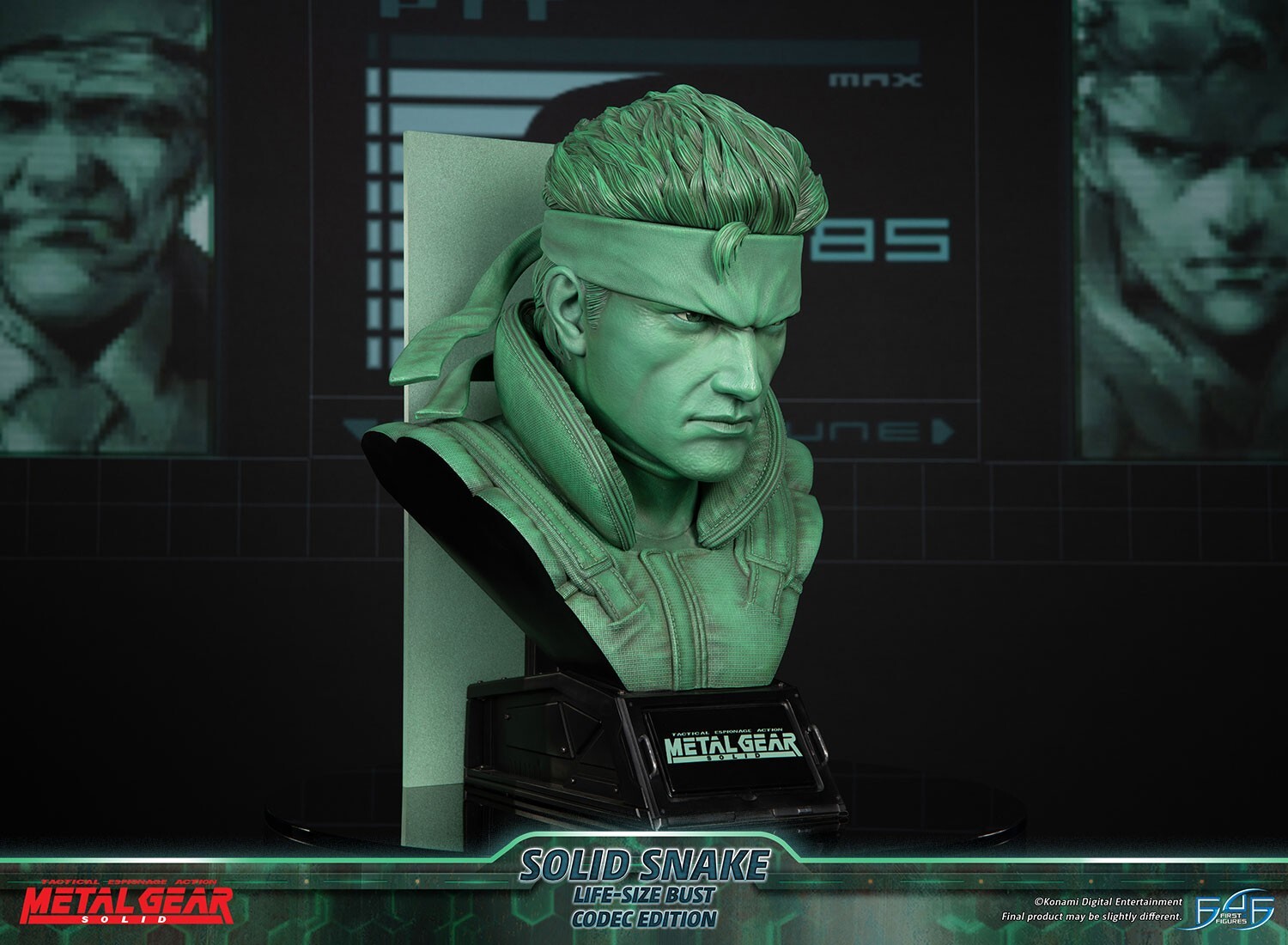Metal Gear Solid - Solid Snake - Bust - Life-Size Bust - 1/1 - Codec Edition (First 4 Figures) photo 5