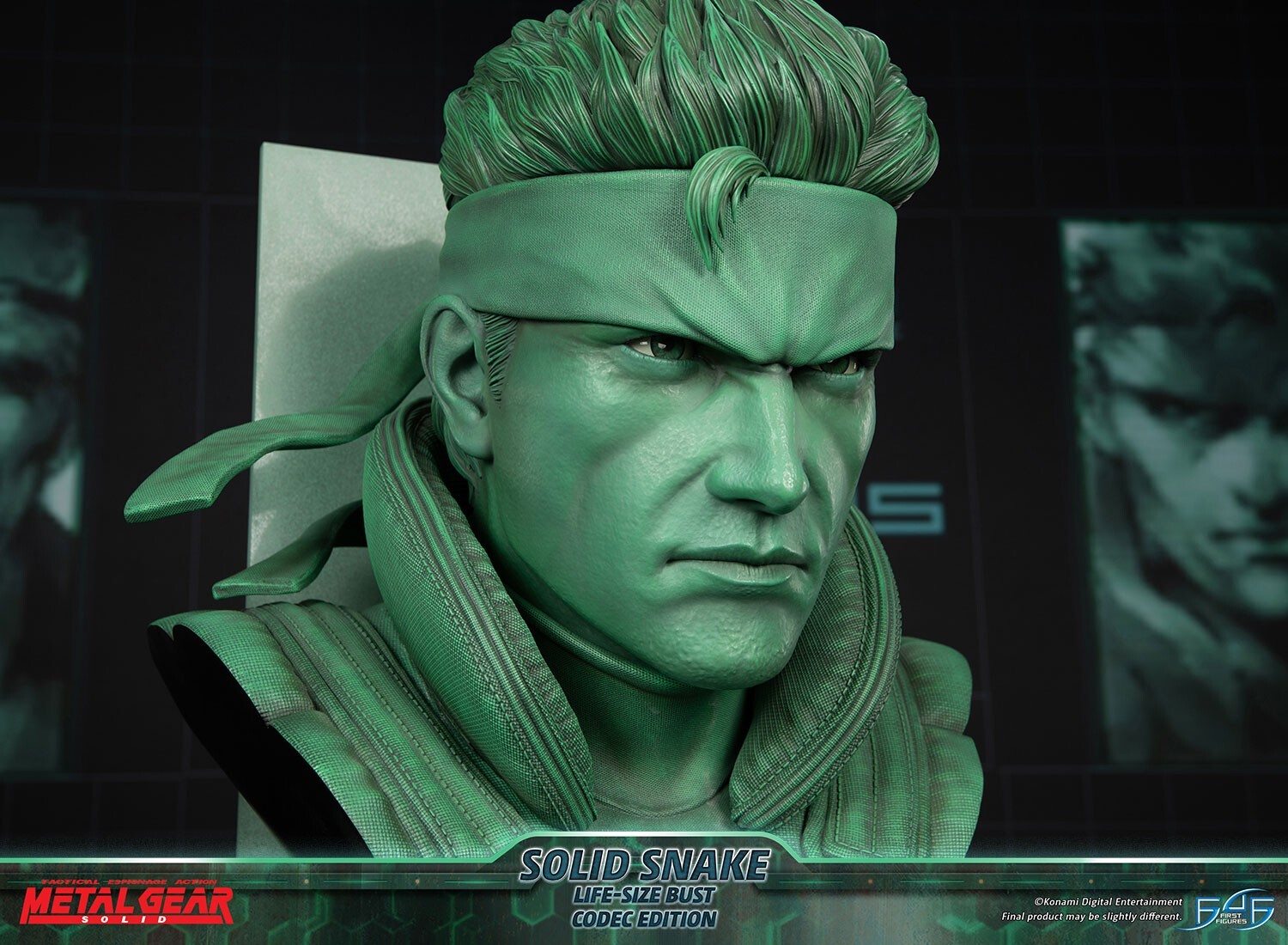 Metal Gear Solid - Solid Snake - Bust - Life-Size Bust - 1/1 - Codec Edition (First 4 Figures) photo 20
