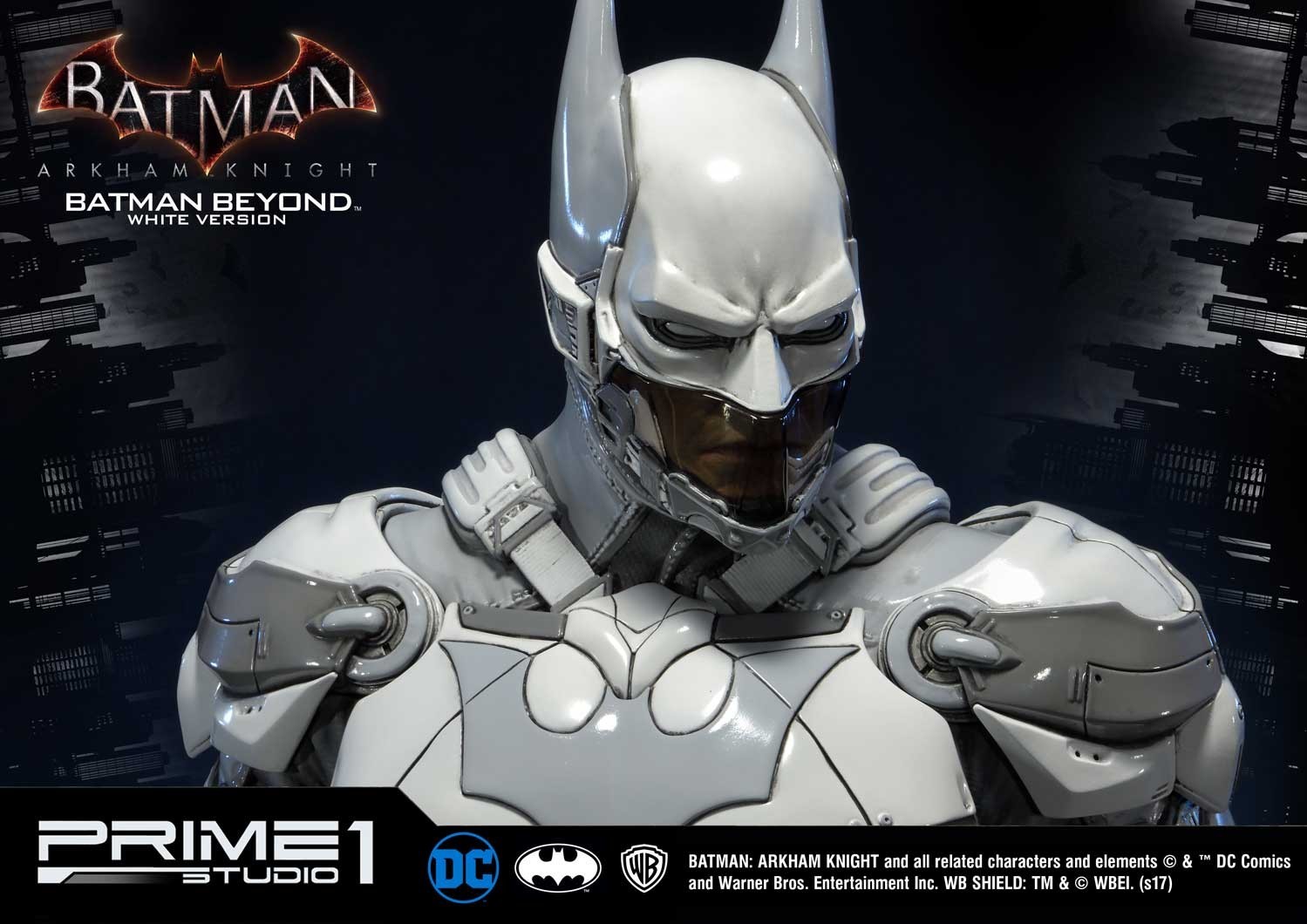Batman: Arkham Knight - Batman - Museum Masterline Series  (MMDC-10WH) - 1/3 - Batman Beyond, White Version (Prime 1 Studio) photo 2