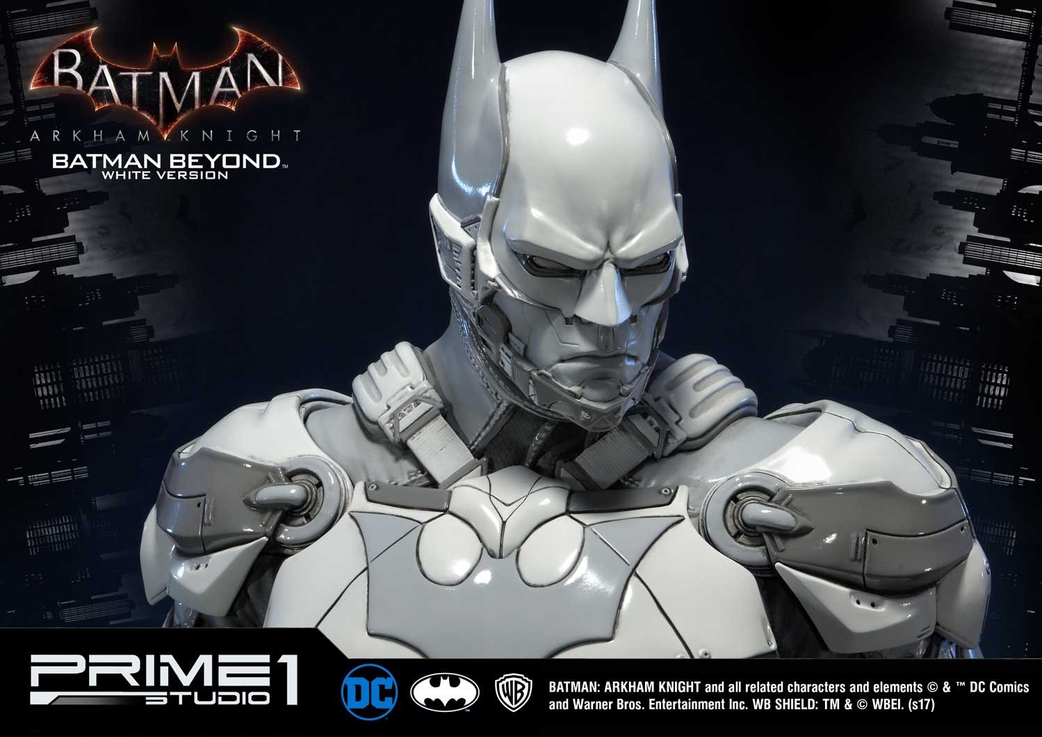 Batman: Arkham Knight - Batman - Museum Masterline Series  (MMDC-10WH) - 1/3 - Batman Beyond, White Version (Prime 1 Studio) photo 3