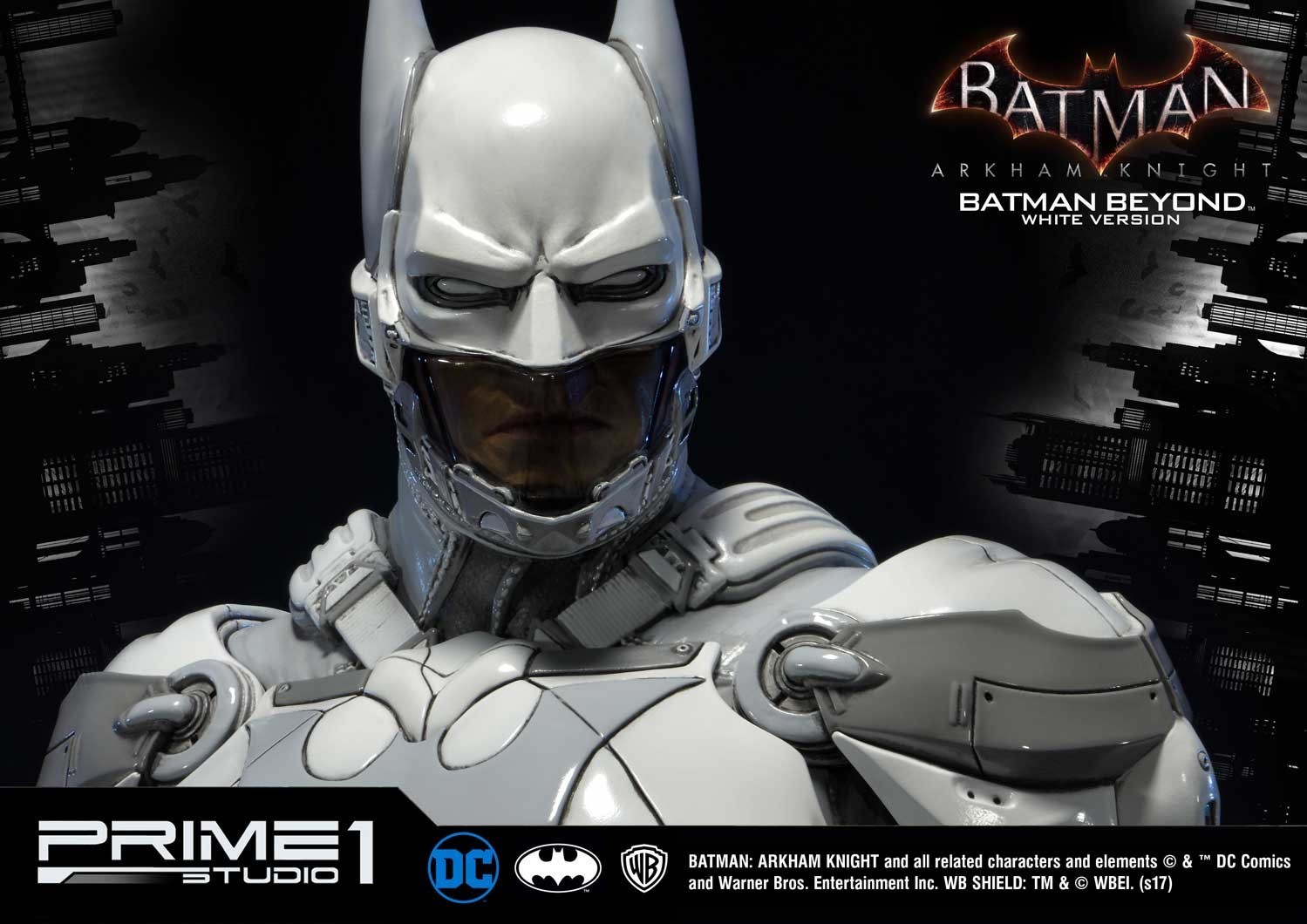 Batman: Arkham Knight - Batman - Museum Masterline Series  (MMDC-10WH) - 1/3 - Batman Beyond, White Version (Prime 1 Studio) photo 4