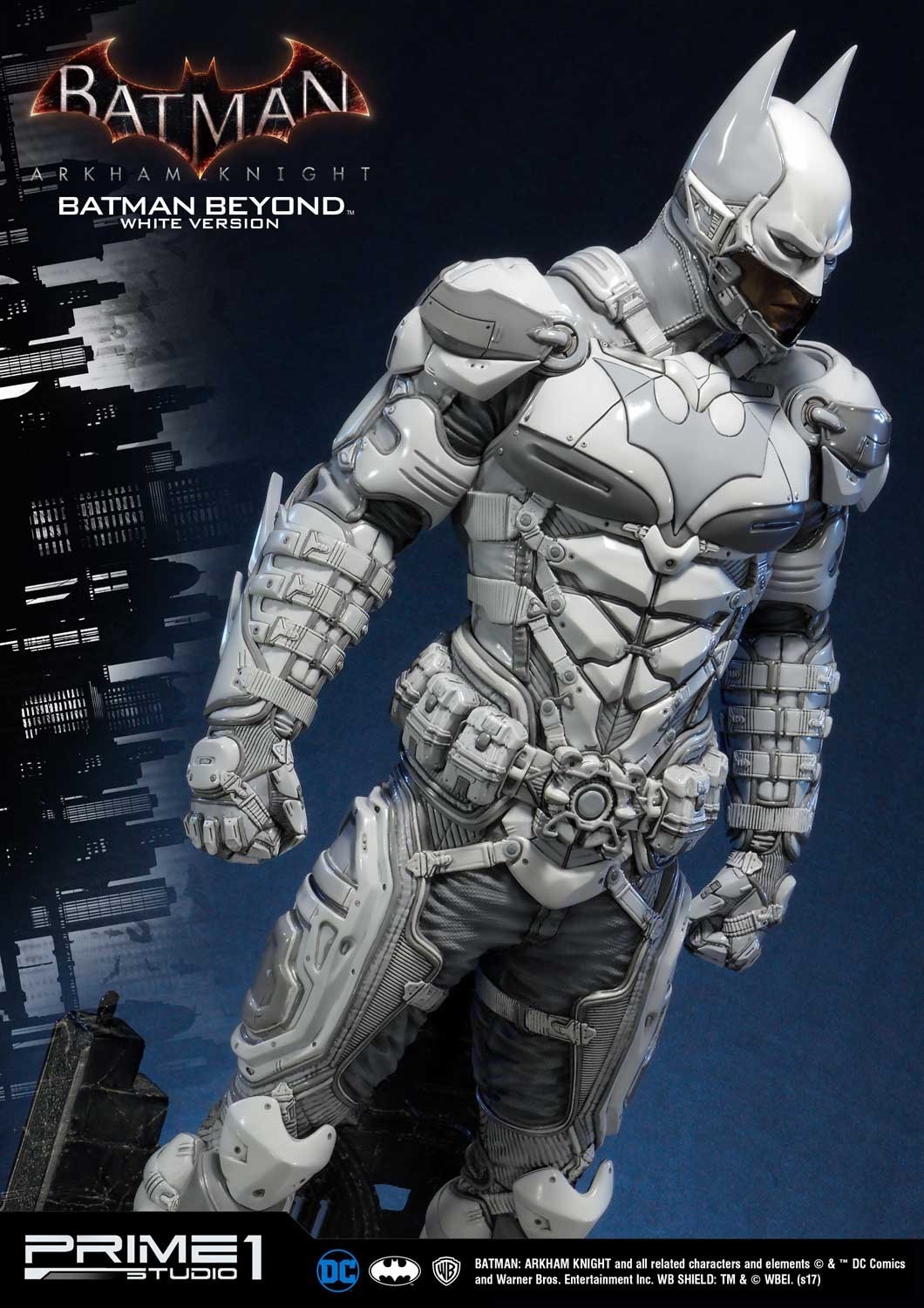 Batman: Arkham Knight - Batman - Museum Masterline Series  (MMDC-10WH) - 1/3 - Batman Beyond, White Version (Prime 1 Studio) photo 6
