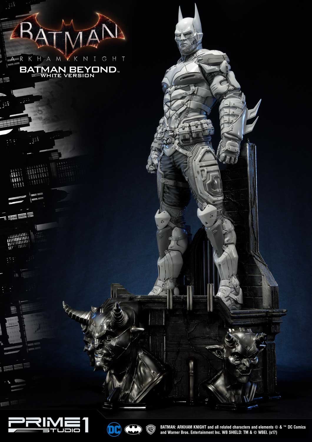 Batman: Arkham Knight - Batman - Museum Masterline Series  (MMDC-10WH) - 1/3 - Batman Beyond, White Version (Prime 1 Studio) photo 8