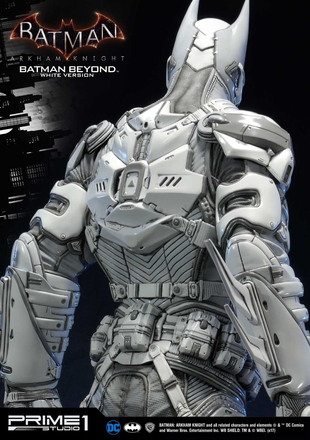 Batman: Arkham Knight - Batman - Museum Masterline Series  (MMDC-10WH) - 1/3 - Batman Beyond, White Version (Prime 1 Studio) photo 10