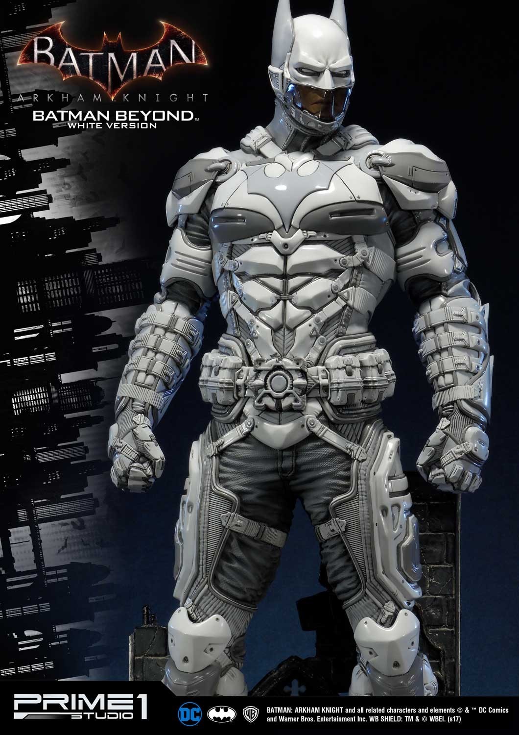 Batman: Arkham Knight - Batman - Museum Masterline Series  (MMDC-10WH) - 1/3 - Batman Beyond, White Version (Prime 1 Studio) photo 11