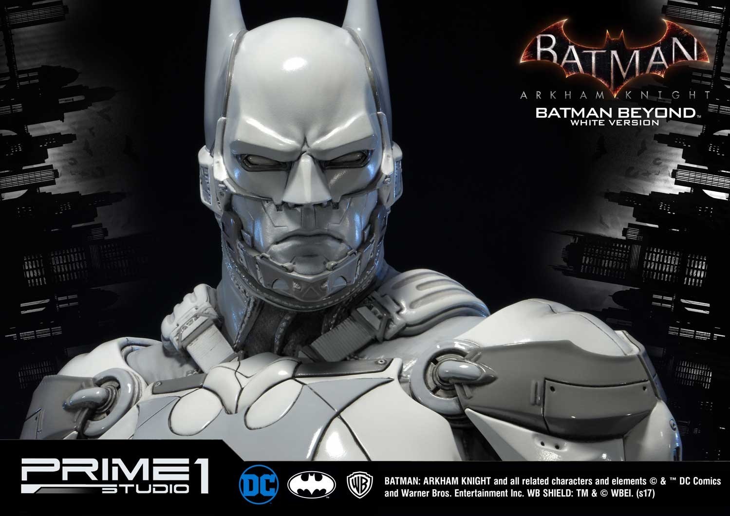 Batman: Arkham Knight - Batman - Museum Masterline Series  (MMDC-10WH) - 1/3 - Batman Beyond, White Version (Prime 1 Studio) photo 12