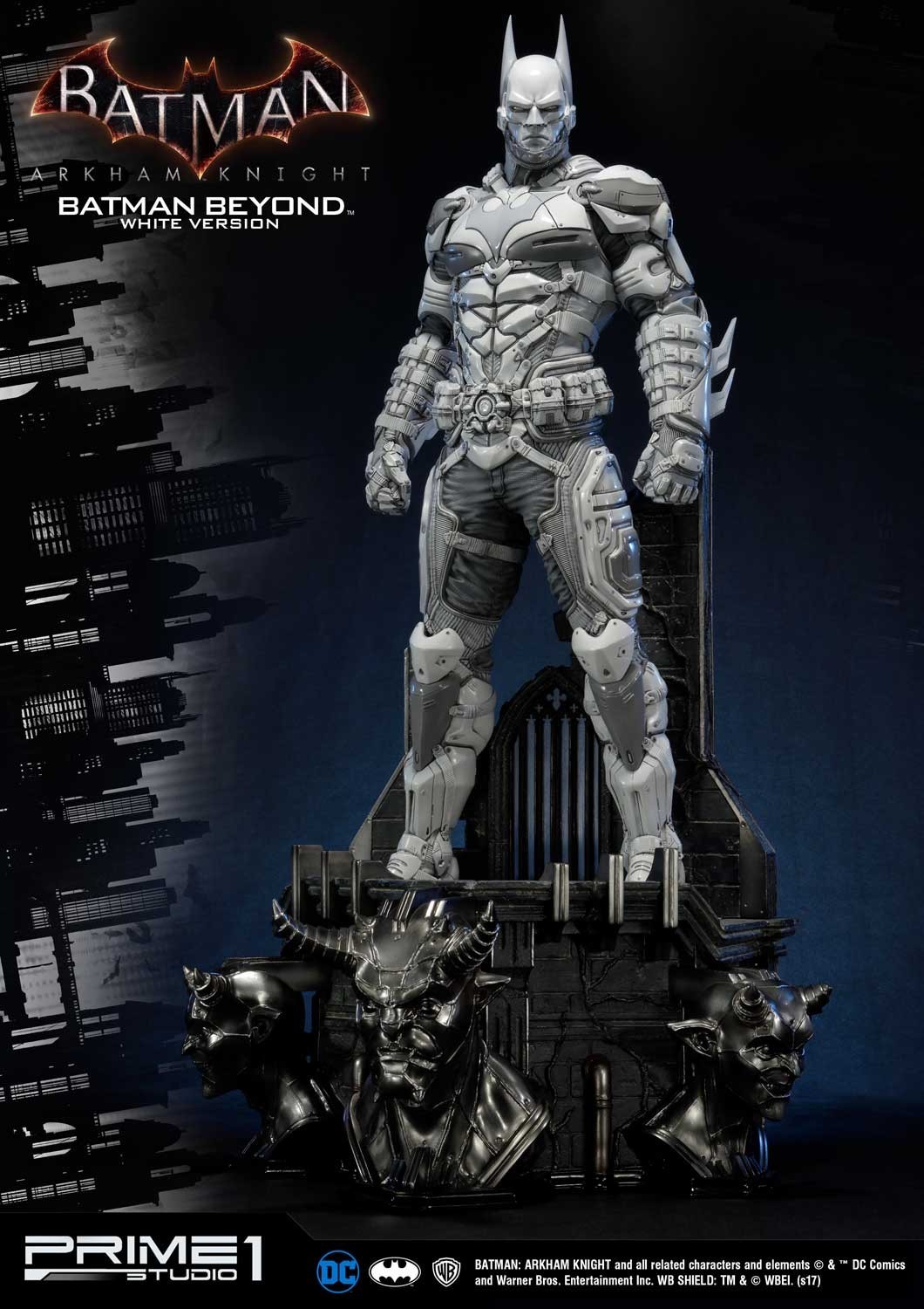 Batman: Arkham Knight - Batman - Museum Masterline Series  (MMDC-10WH) - 1/3 - Batman Beyond, White Version (Prime 1 Studio) photo 13