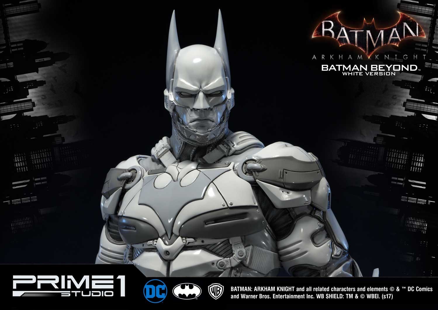 Batman: Arkham Knight - Batman - Museum Masterline Series  (MMDC-10WH) - 1/3 - Batman Beyond, White Version (Prime 1 Studio) photo 15