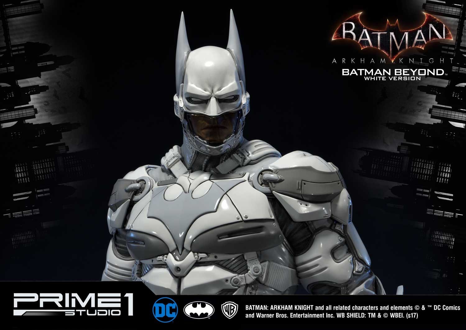 Batman: Arkham Knight - Batman - Museum Masterline Series  (MMDC-10WH) - 1/3 - Batman Beyond, White Version (Prime 1 Studio) photo 16