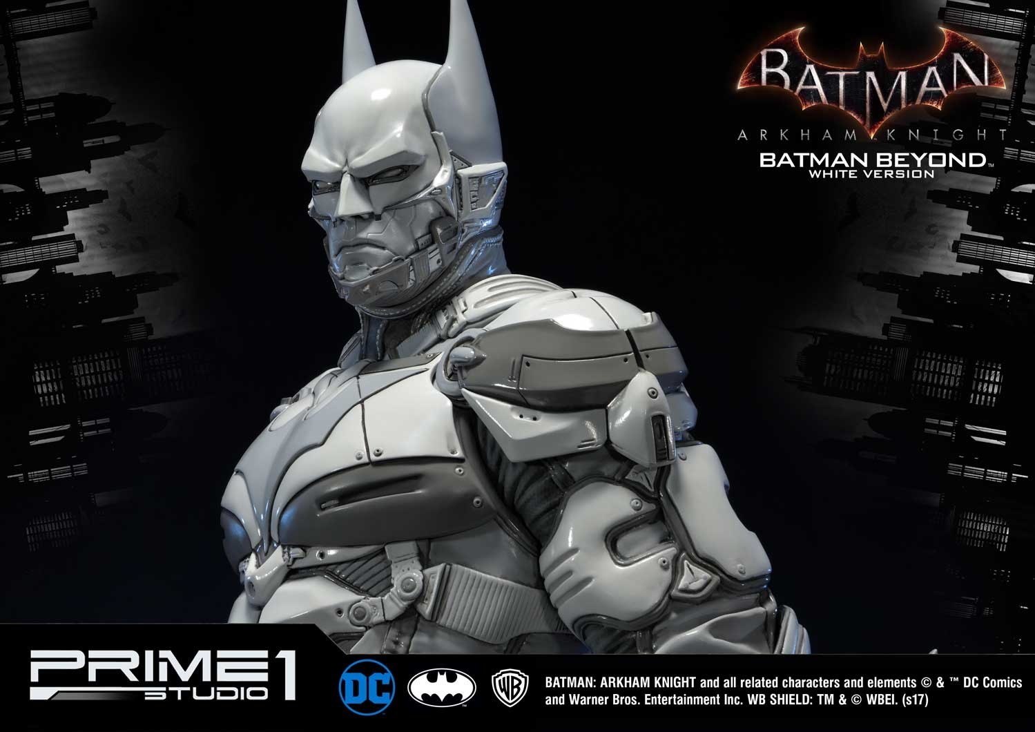 Batman: Arkham Knight - Batman - Museum Masterline Series  (MMDC-10WH) - 1/3 - Batman Beyond, White Version (Prime 1 Studio) photo 17