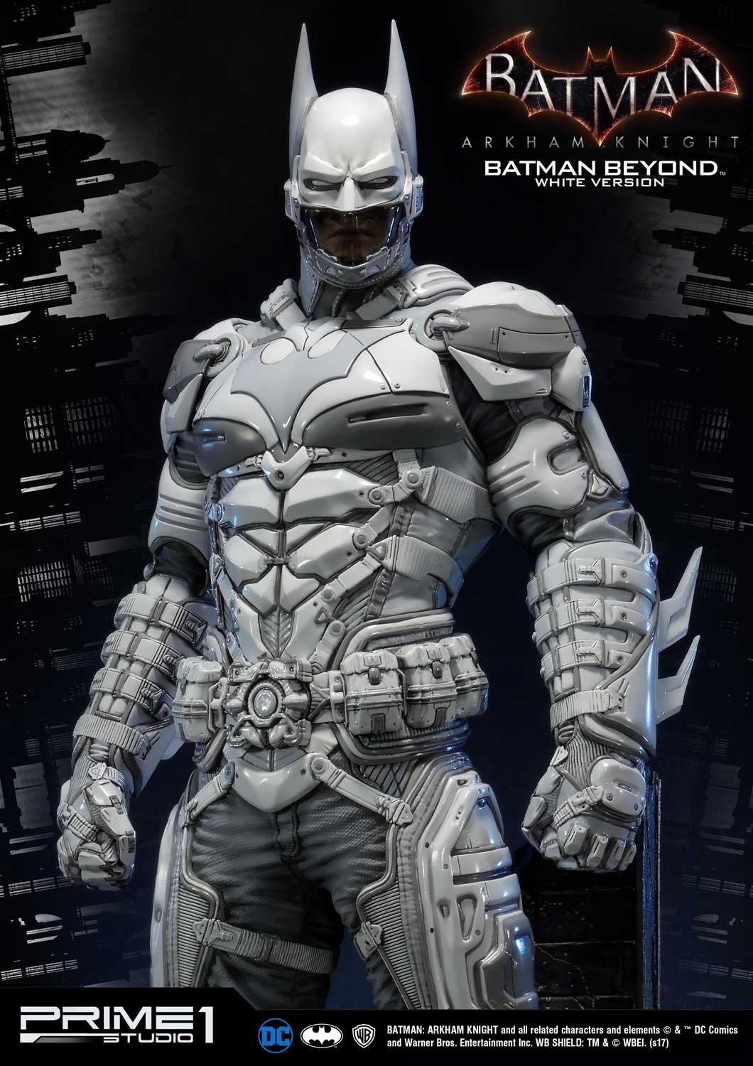 Batman: Arkham Knight - Batman - Museum Masterline Series  (MMDC-10WH) - 1/3 - Batman Beyond, White Version (Prime 1 Studio) photo 18