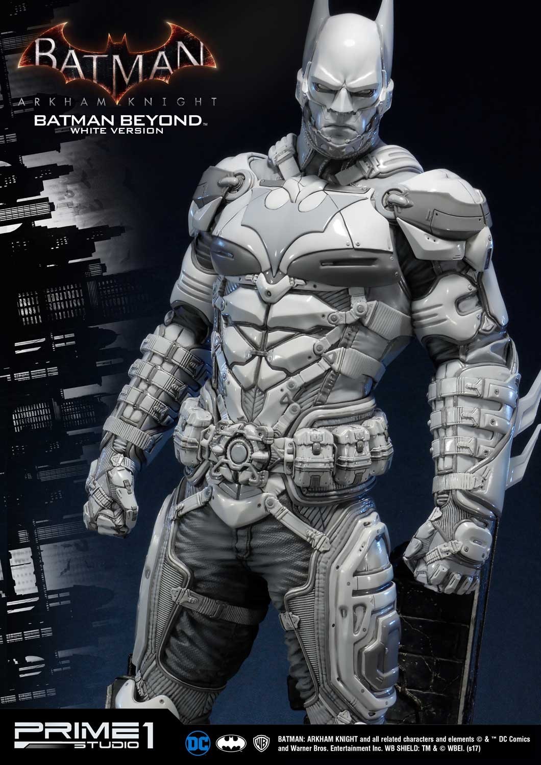 Batman: Arkham Knight - Batman - Museum Masterline Series  (MMDC-10WH) - 1/3 - Batman Beyond, White Version (Prime 1 Studio) photo 19