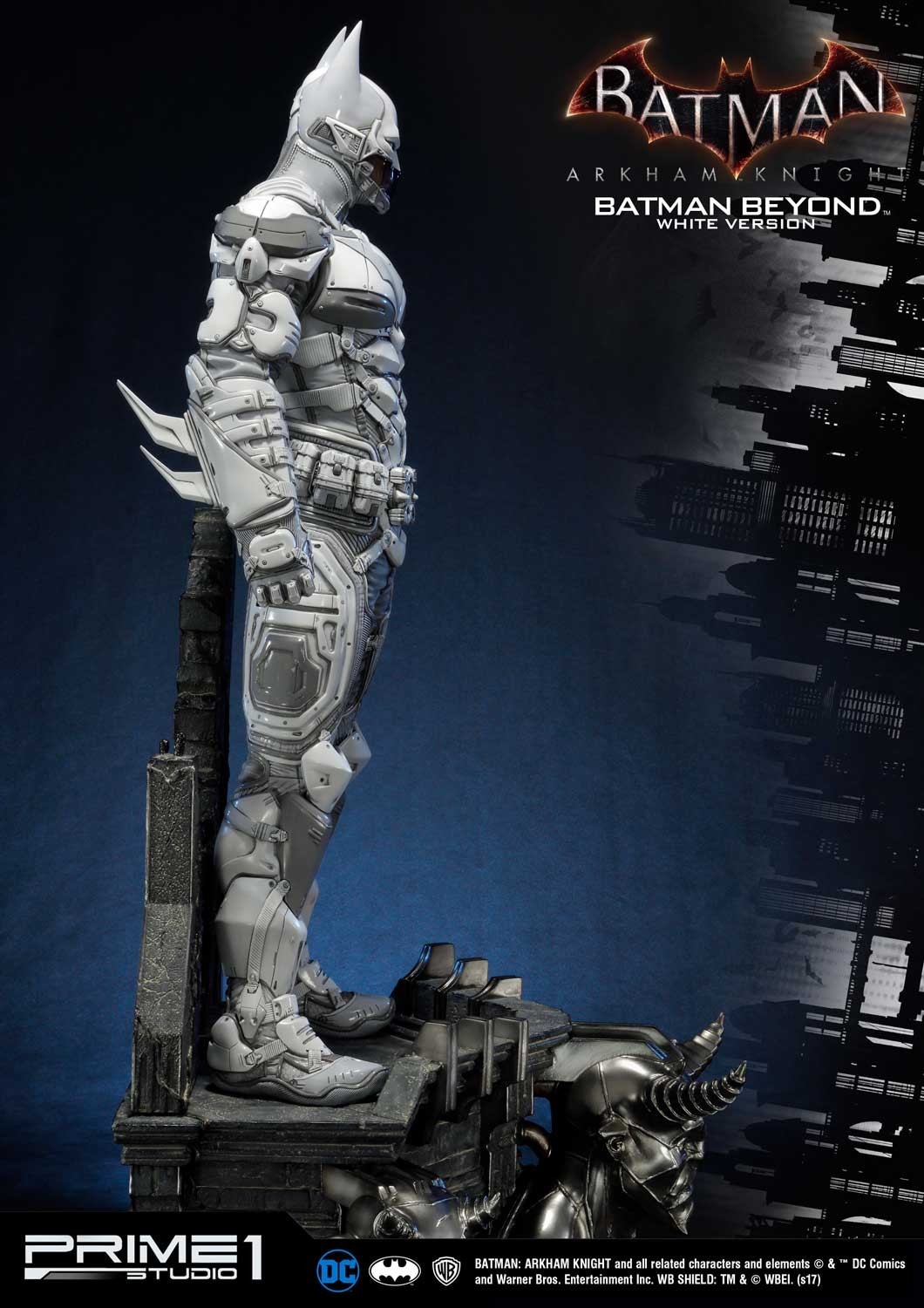 Batman: Arkham Knight - Batman - Museum Masterline Series  (MMDC-10WH) - 1/3 - Batman Beyond, White Version (Prime 1 Studio) photo 21