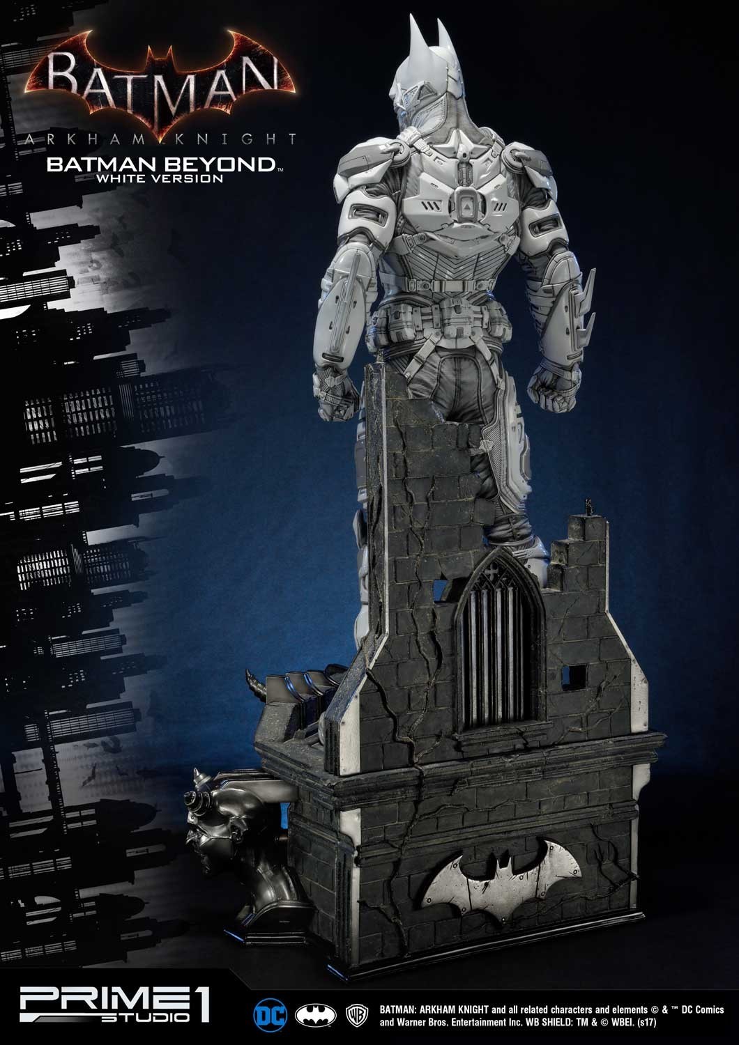 Batman: Arkham Knight - Batman - Museum Masterline Series  (MMDC-10WH) - 1/3 - Batman Beyond, White Version (Prime 1 Studio) photo 22