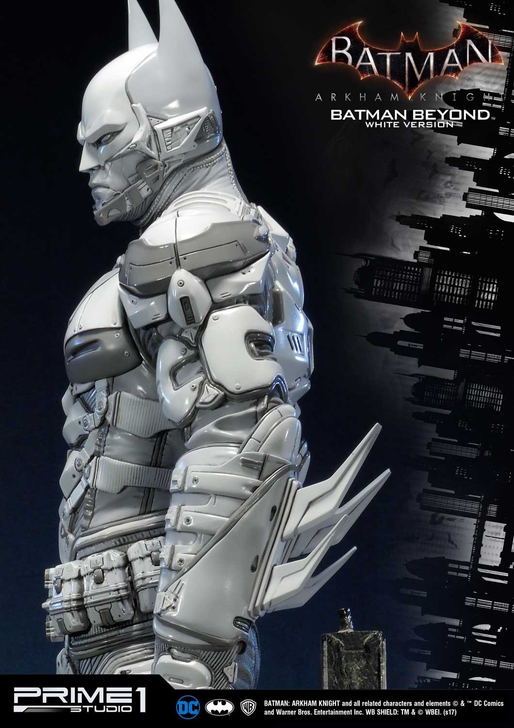 Batman: Arkham Knight - Batman - Museum Masterline Series  (MMDC-10WH) - 1/3 - Batman Beyond, White Version (Prime 1 Studio) photo 23