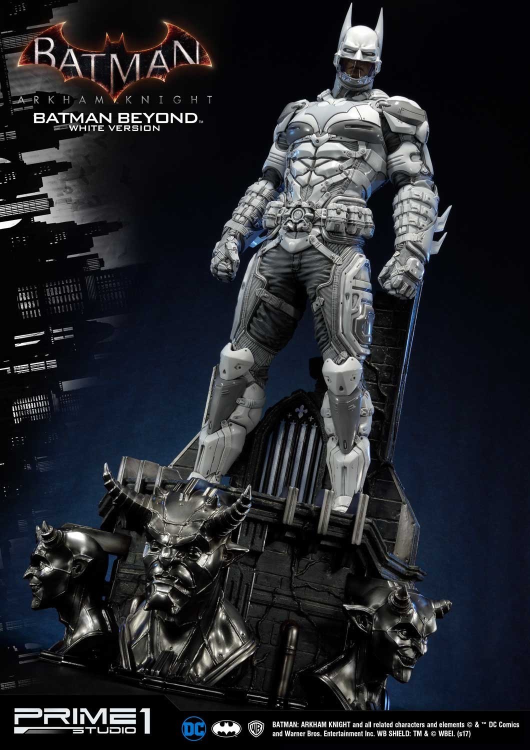 Batman: Arkham Knight - Batman - Museum Masterline Series  (MMDC-10WH) - 1/3 - Batman Beyond, White Version (Prime 1 Studio) photo 24