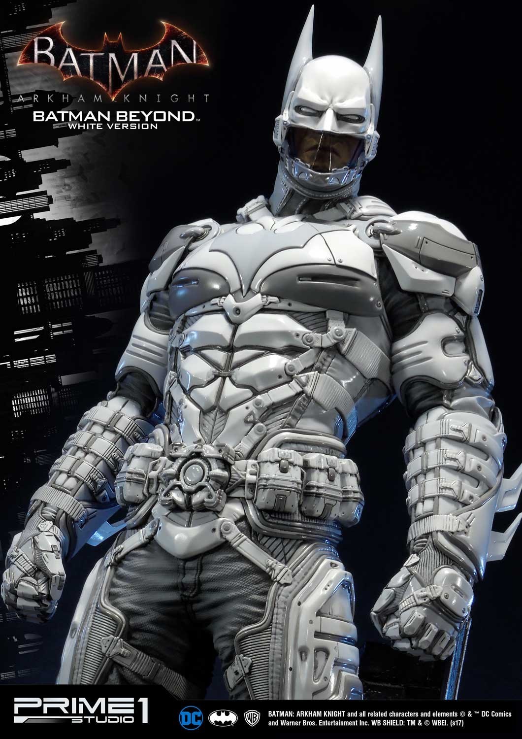 Batman: Arkham Knight - Batman - Museum Masterline Series  (MMDC-10WH) - 1/3 - Batman Beyond, White Version (Prime 1 Studio) photo 25