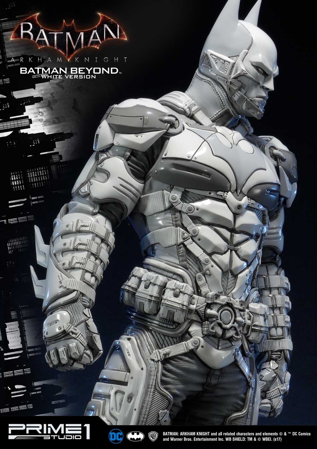 Batman: Arkham Knight - Batman - Museum Masterline Series  (MMDC-10WH) - 1/3 - Batman Beyond, White Version (Prime 1 Studio) photo 26