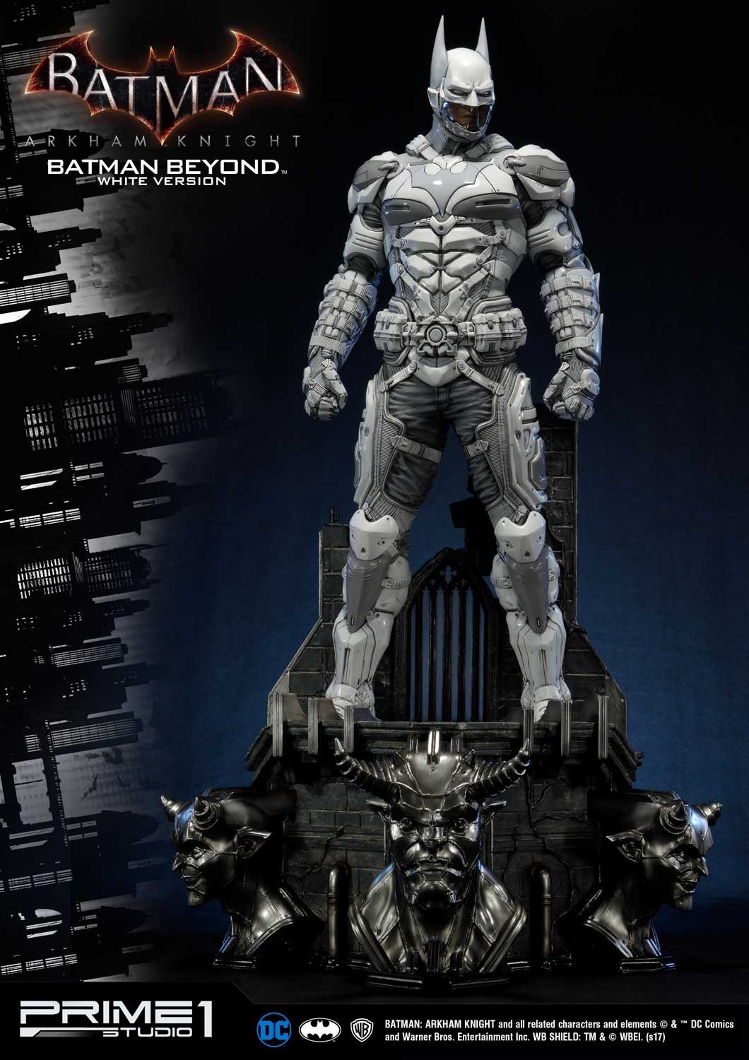 Batman: Arkham Knight - Batman - Museum Masterline Series  (MMDC-10WH) - 1/3 - Batman Beyond, White Version (Prime 1 Studio) photo 27