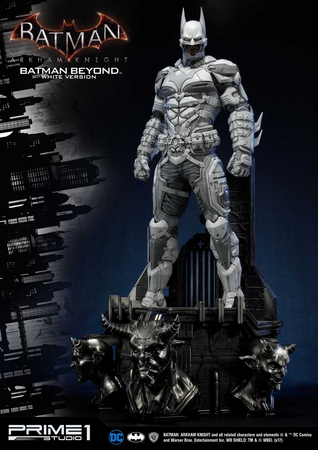 Batman: Arkham Knight - Batman - Museum Masterline Series  (MMDC-10WH) - 1/3 - Batman Beyond, White Version (Prime 1 Studio) photo 28
