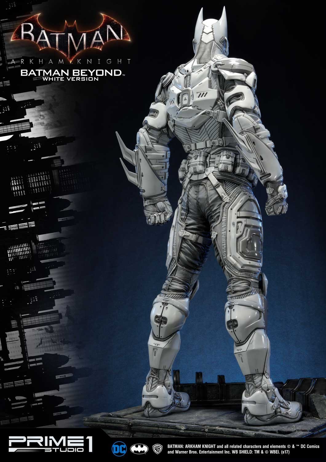 Batman: Arkham Knight - Batman - Museum Masterline Series  (MMDC-10WH) - 1/3 - Batman Beyond, White Version (Prime 1 Studio) photo 29