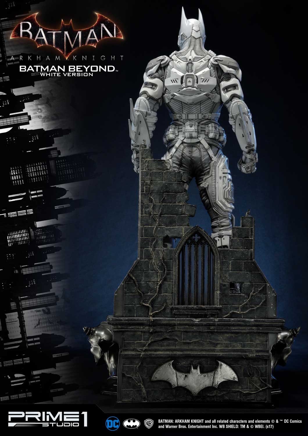Batman: Arkham Knight - Batman - Museum Masterline Series  (MMDC-10WH) - 1/3 - Batman Beyond, White Version (Prime 1 Studio) photo 30