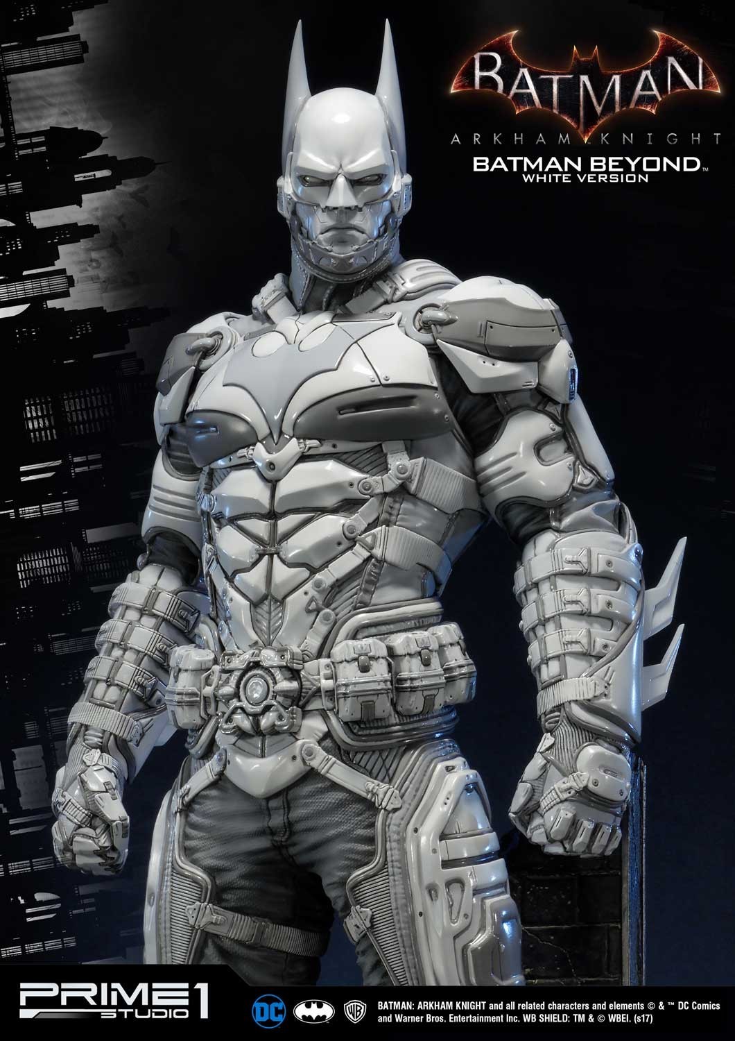 Batman: Arkham Knight - Batman - Museum Masterline Series  (MMDC-10WH) - 1/3 - Batman Beyond, White Version (Prime 1 Studio) photo 33