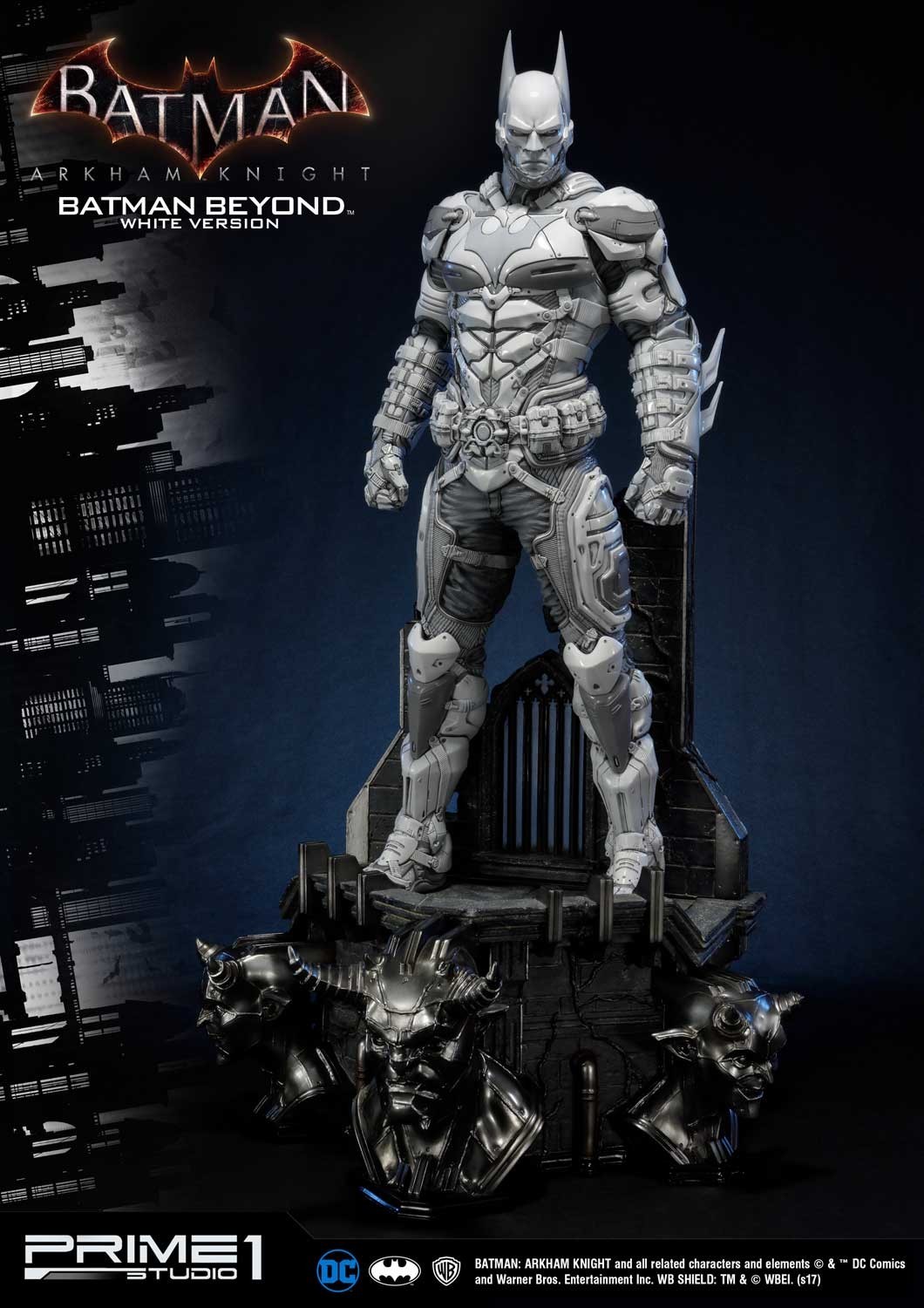 Batman: Arkham Knight - Batman - Museum Masterline Series  (MMDC-10WH) - 1/3 - Batman Beyond, White Version (Prime 1 Studio) photo 34