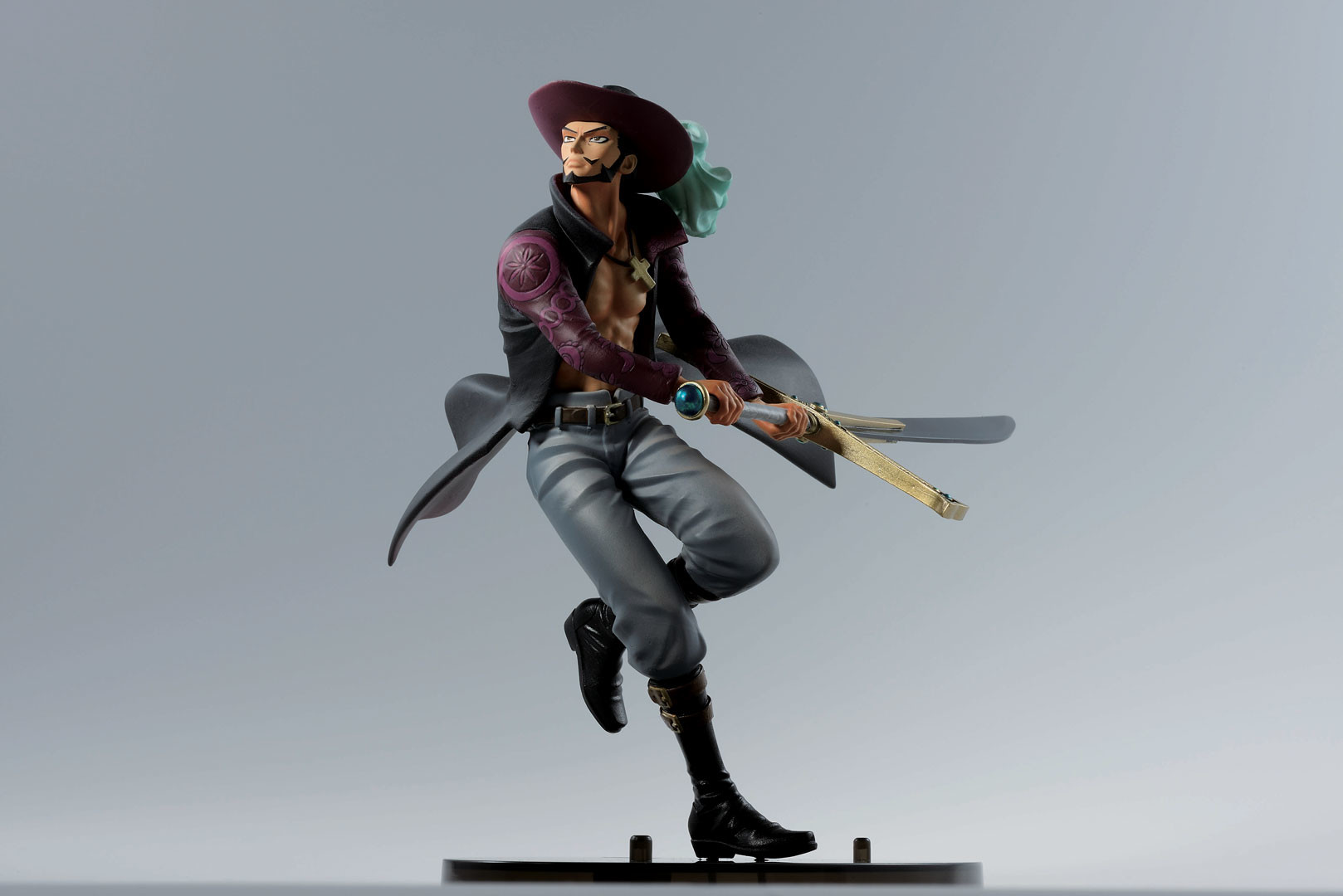 One Piece - Dracule Mihawk - Figure Colosseum - SCultures - Zoukeiou Choujoukessen World (Vol.3) (Banpresto) photo 3
