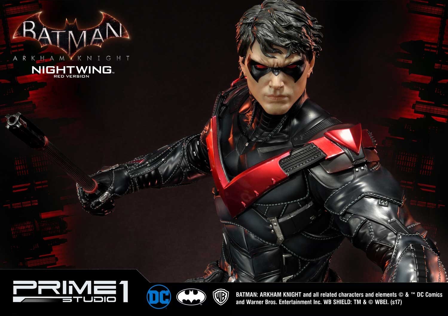 Batman: Arkham Knight - Nightwing - Museum Masterline Series  (MMDC-12RD) - 1/3 - Red Version (Prime 1 Studio) photo 4