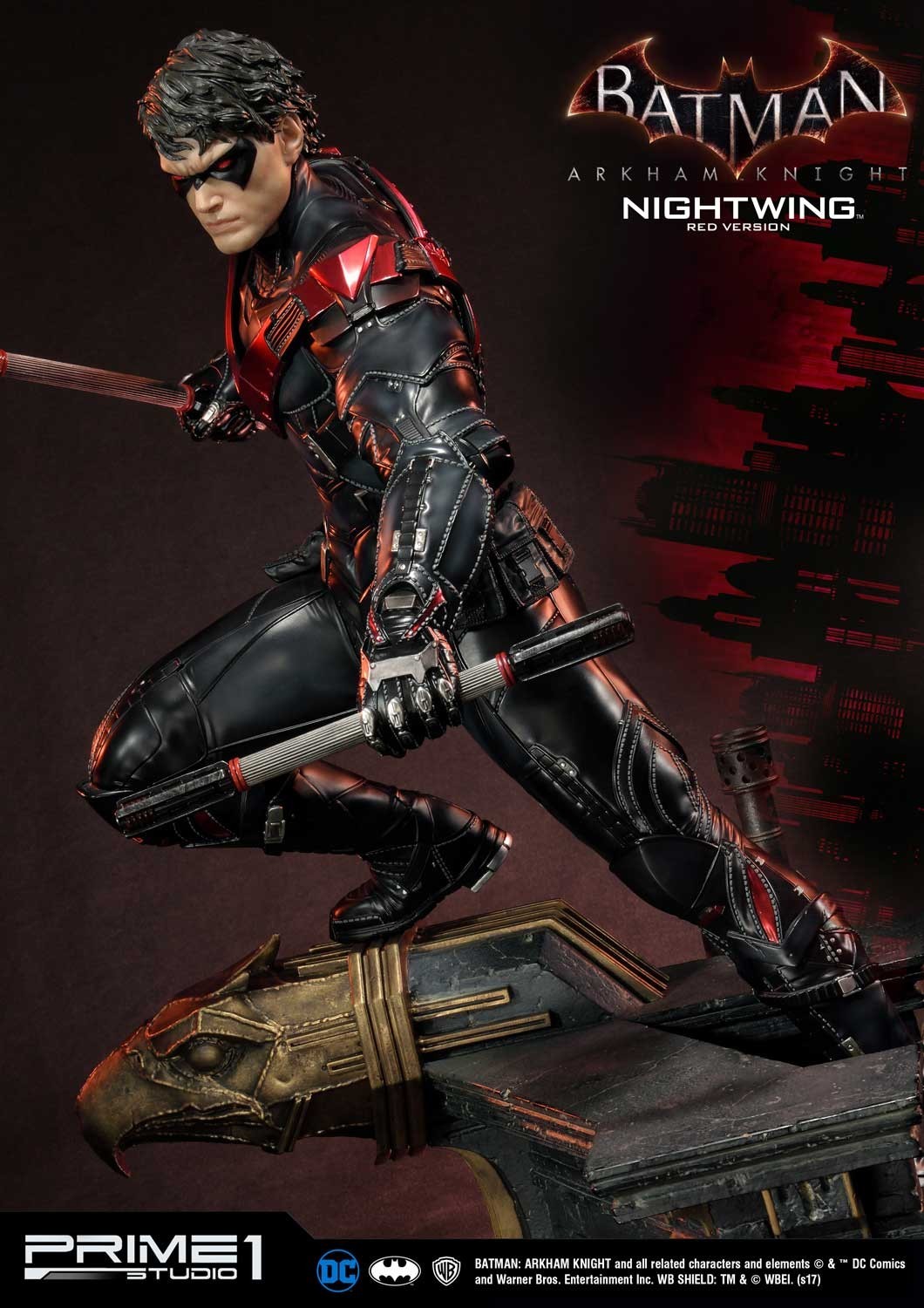 Batman: Arkham Knight - Nightwing - Museum Masterline Series  (MMDC-12RD) - 1/3 - Red Version (Prime 1 Studio) photo 12