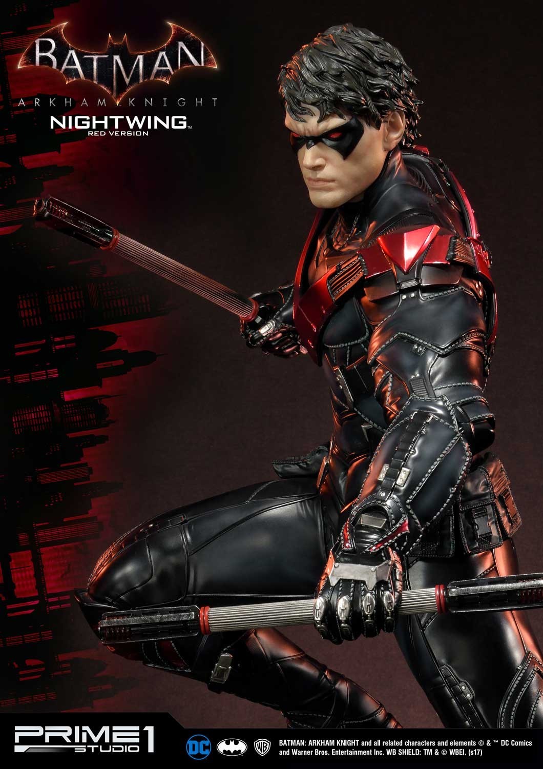 Batman: Arkham Knight - Nightwing - Museum Masterline Series  (MMDC-12RD) - 1/3 - Red Version (Prime 1 Studio) photo 16