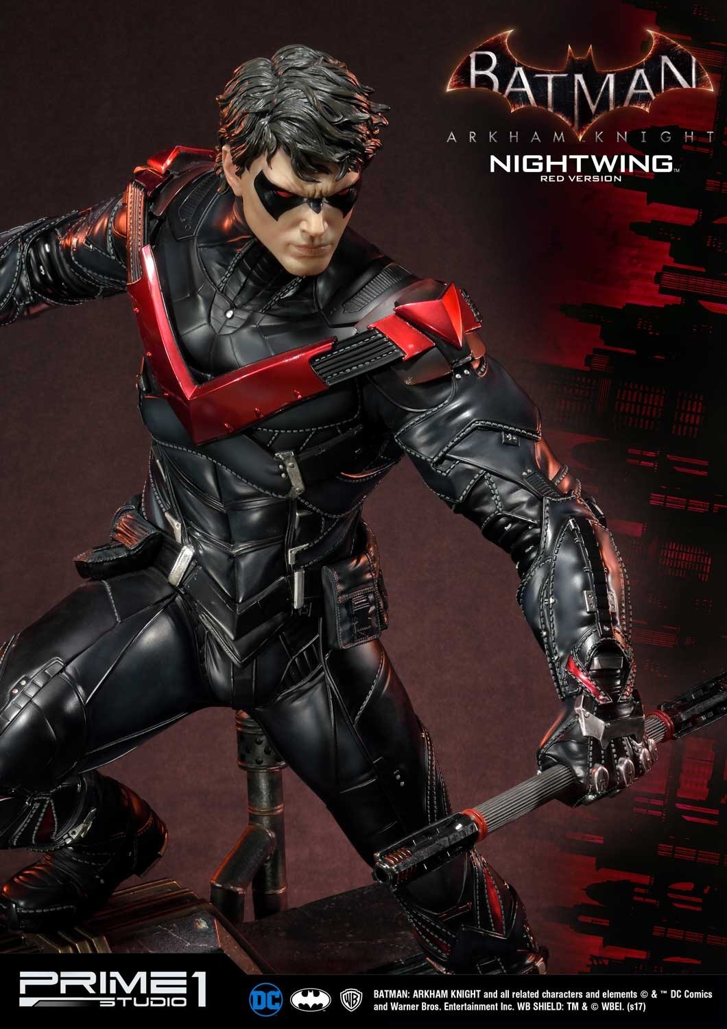 Batman: Arkham Knight - Nightwing - Museum Masterline Series  (MMDC-12RD) - 1/3 - Red Version (Prime 1 Studio) photo 19