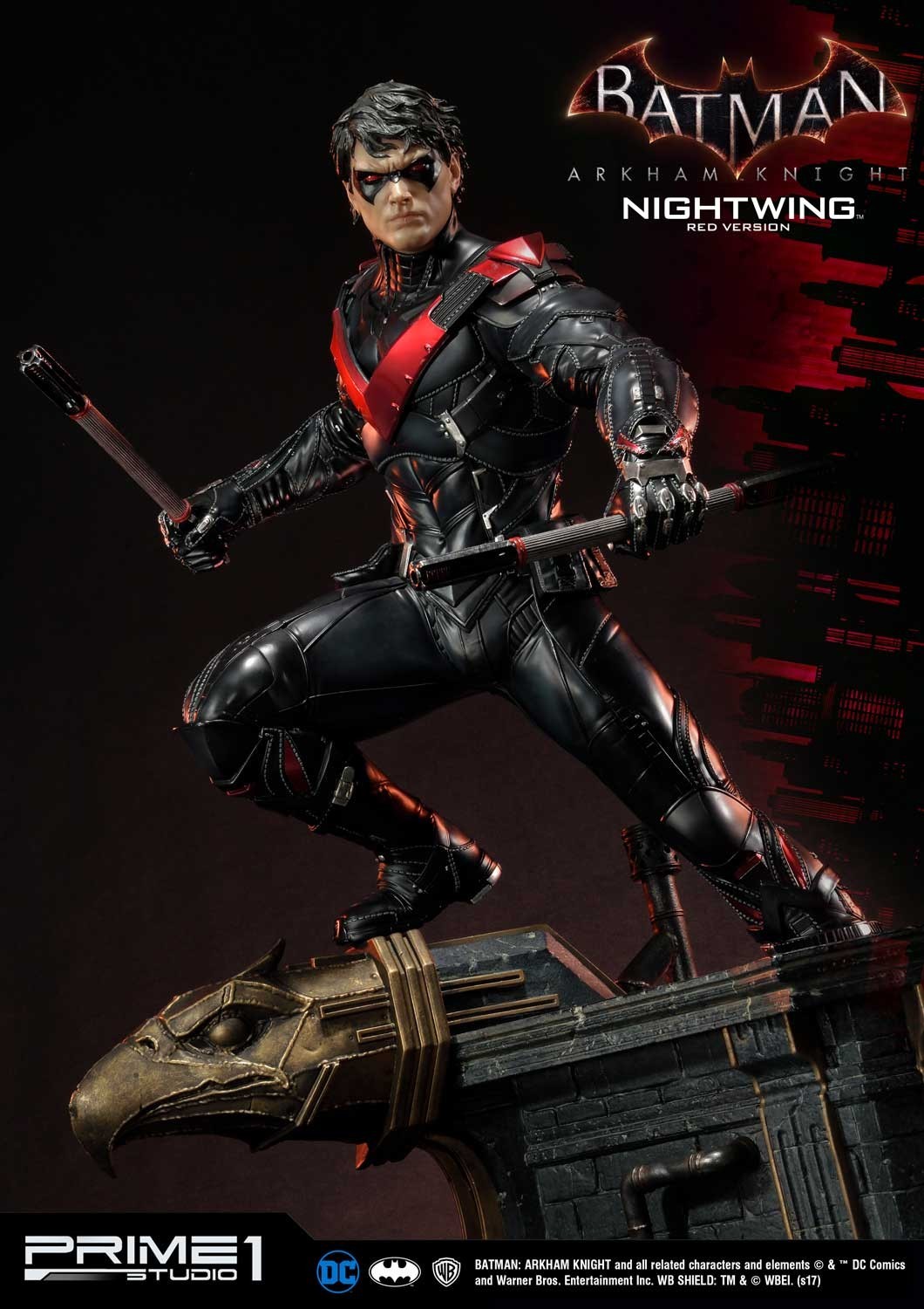 Batman: Arkham Knight - Nightwing - Museum Masterline Series  (MMDC-12RD) - 1/3 - Red Version (Prime 1 Studio) photo 21