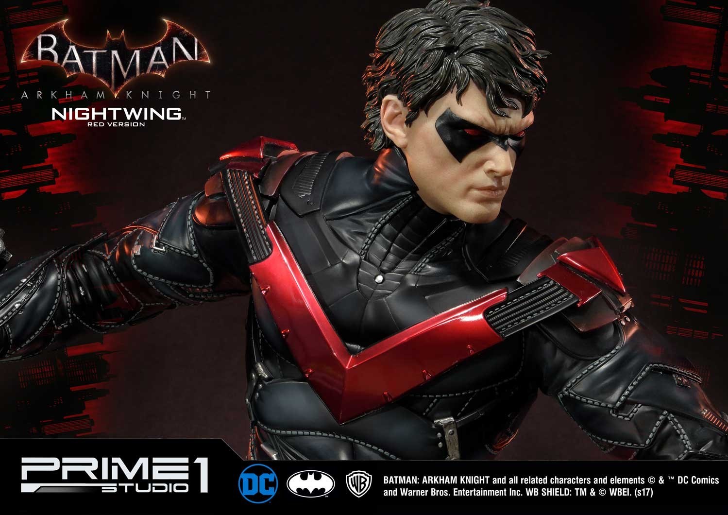 Batman: Arkham Knight - Nightwing - Museum Masterline Series  (MMDC-12RD) - 1/3 - Red Version (Prime 1 Studio) photo 22