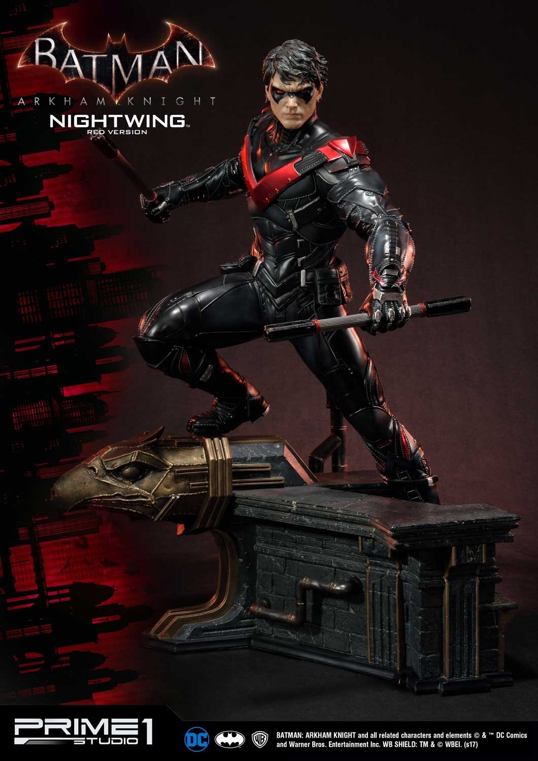 Batman: Arkham Knight - Nightwing - Museum Masterline Series  (MMDC-12RD) - 1/3 - Red Version (Prime 1 Studio) photo 26