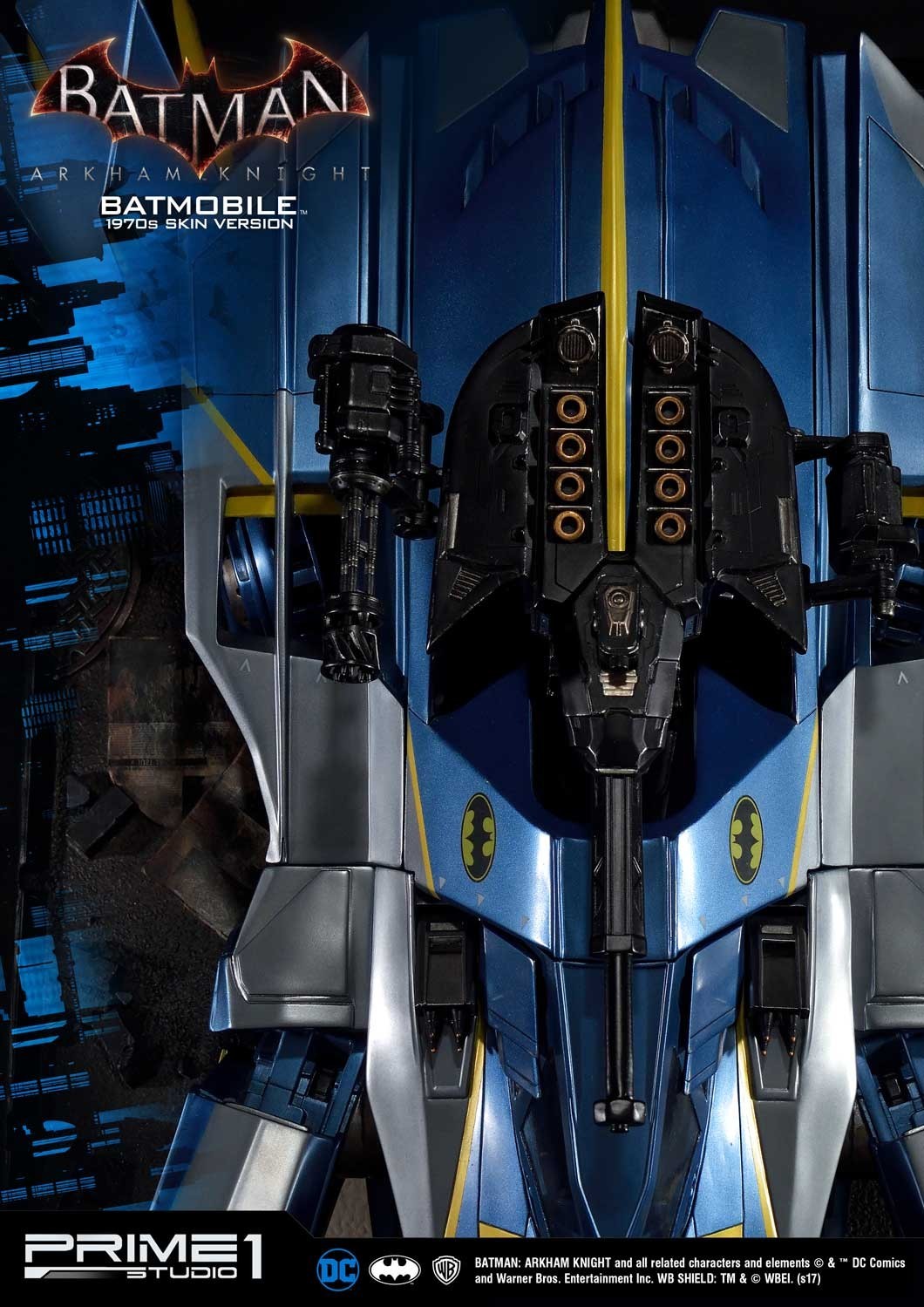 Batman: Arkham Knight - Museum Masterline Series  (MMDC-03BL) - Batmobile - 1/10 - 1970's skin Version (Prime 1 Studio) photo 4